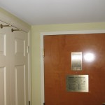 Post Stops Mounted on Doors