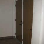 This is not an optical illusion.  These doors are seriously out of plumb!