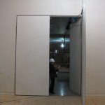 Gigantic communicating pair at the special exhibitions gallery.