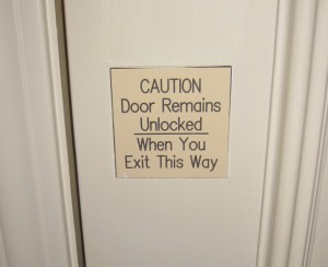 Caution...