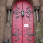 Church Pair With Arched Transom