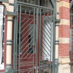 Padlocked Security Gate