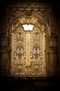 Dolmabahce Palace Gate, Istanbul, Turkey