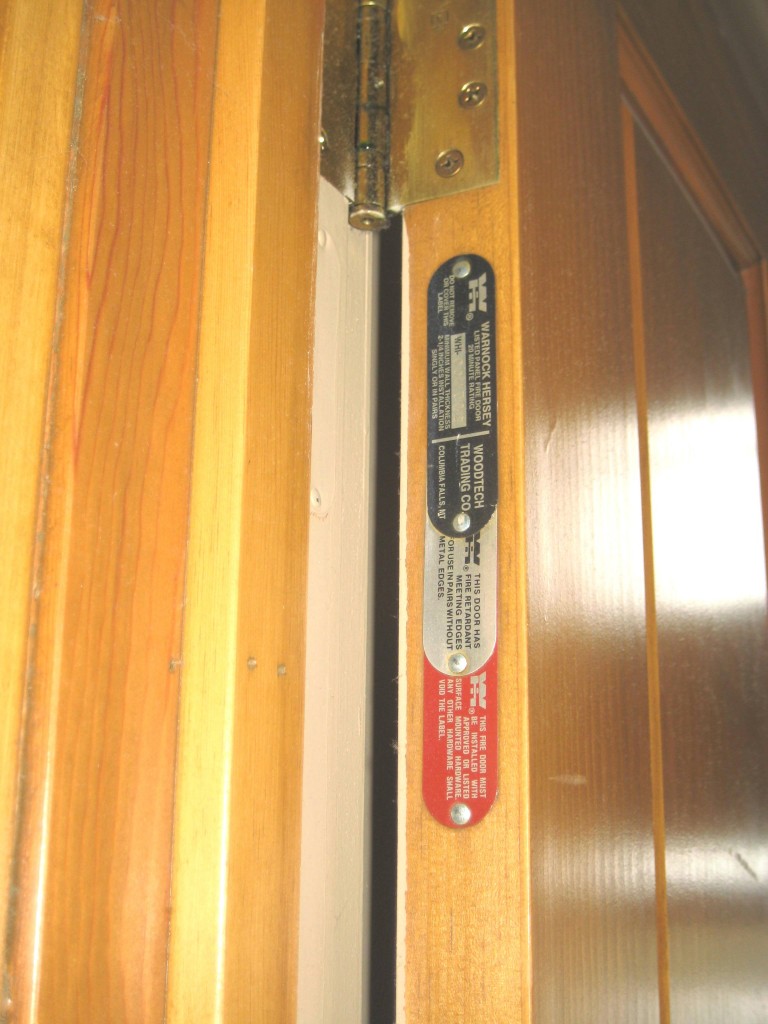 Wood Door Labels