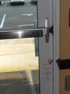 Panic Hardware with Deadbolt